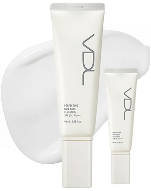 브이디엘 퍼펙팅 선 베이스 40ml, 01 워터리, 2개