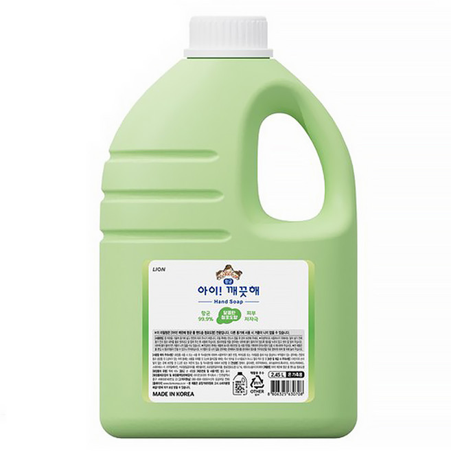 LION 獅王 趣淨 Ai! Kekute 泡泡洗手慕斯大容量補充瓶, 白葡萄香, 2.45L, 1桶