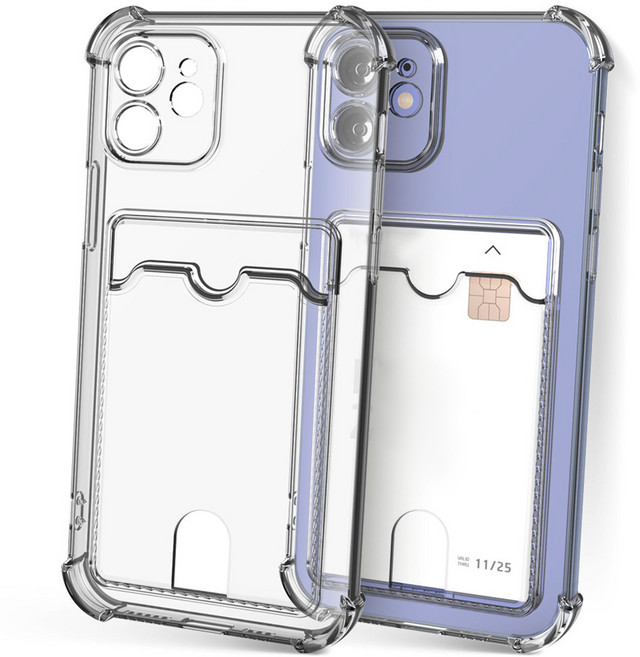 모란카노 업워드 카드수납 젤리 케이스 2p