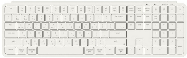 키크론 B6 무선 일반형 키보드, 바닐라 크림, B6-K8, 제조사축