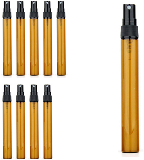 차광 향수 공병 10ml, 검정, 10개