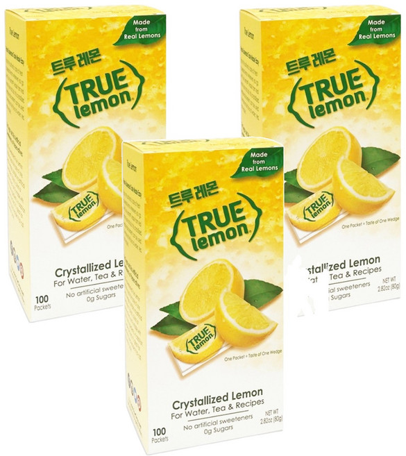 트루시트러스 트루레몬 에이드분말, 800mg, 100개입, 3개