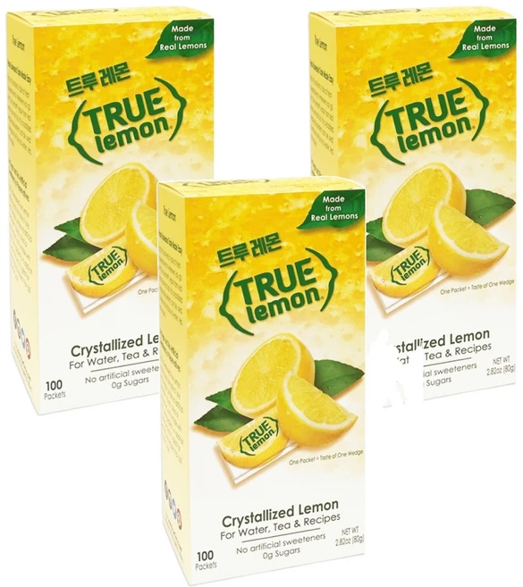 트루시트러스 트루레몬 에이드분말, 800mg, 100개입, 3개 - 쿠팡