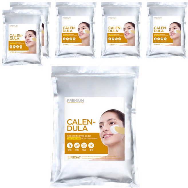 韓國 LINDSAY 軟膜粉 金盞花 1kg, 6包, 1入