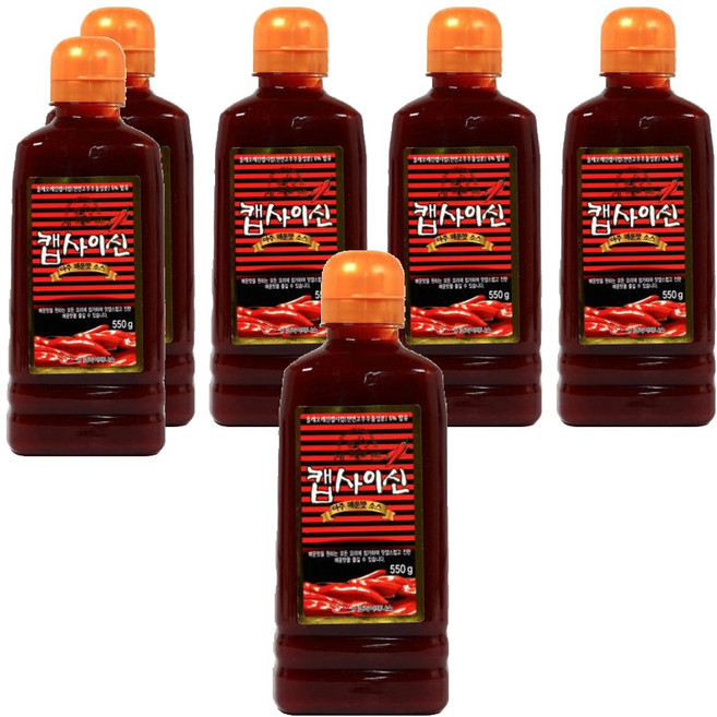 레벤 캡사이신 아주 매운맛 소스, 6개, 550g