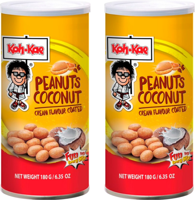 Koh-Kae 大哥 花生豆 椰漿味, 180g, 2罐