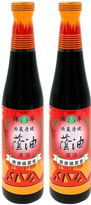 西螺鎮農會 陳年蔭油, 410ml, 2瓶