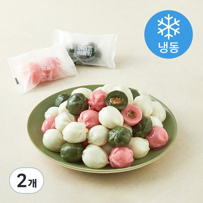 아리울 굳지않는 모듬 꿀떡(냉동), 1.2kg, 1개입, 2개