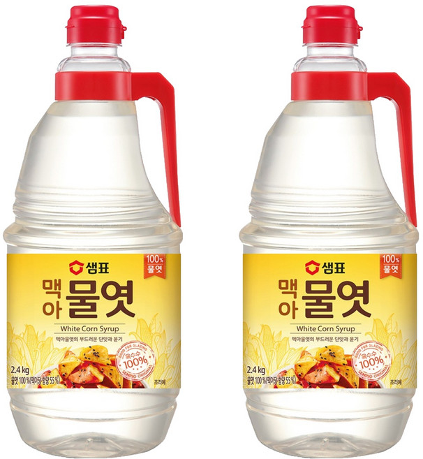 샘표 맥아 물엿, 2.4kg, 2개
