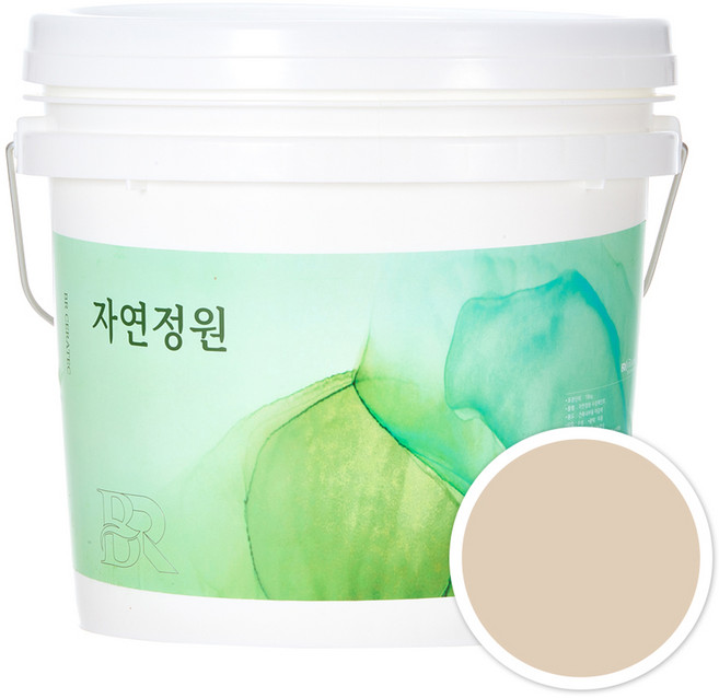 자연정원 친환경 셀프 벽지 규조토 황토 베란다 가구 결로방지 수성페인트, BR047소프트베이지, 10kg, 1개