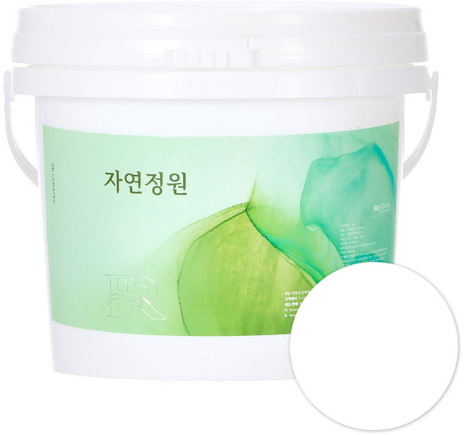 자연정원 친환경 셀프 벽지 규조토 황토 베란다 가구 결로방지 수성페인트, 화이트, 5kg, 1개