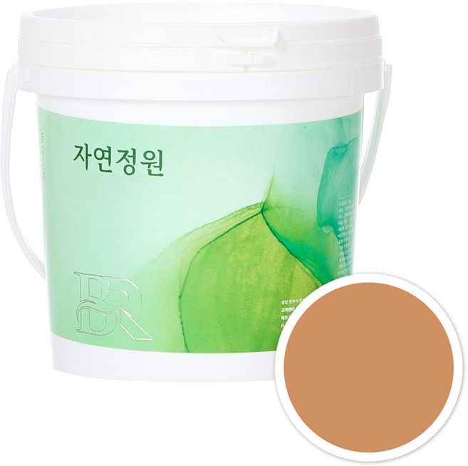 자연정원 친환경 셀프 벽지 규조토 황토 베란다 가구 곰팡이 결로방지 수성 페인트, BR088클레이, 1kg, 1개
