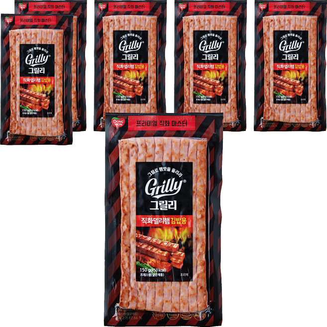 동원 델리햄 김밥용, 150g, 6개