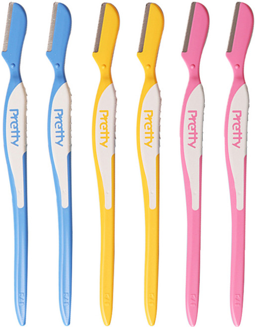 카이 눈썹칼 3개입 세트, 혼합 색상, 2개