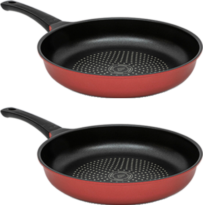 키친아트 인덕션 프리미엄 IH 메트레드 후라이팬, 24cm, 2개