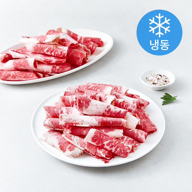 미국산 차돌박이 돌돌이 2mm (냉동), 2.5kg, 1개