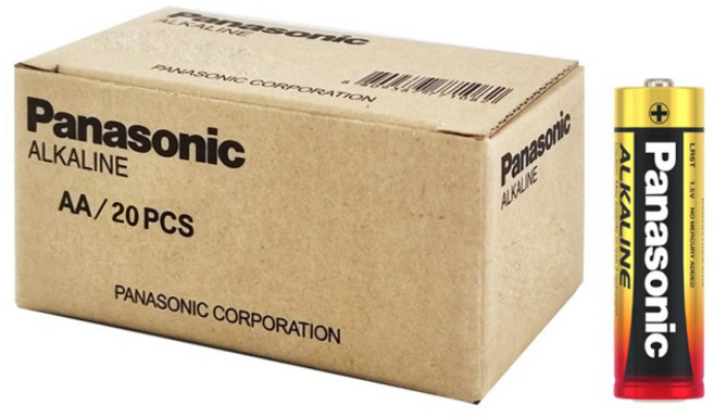 파나소닉 알카라인 AA건전지, 20개입, 1개