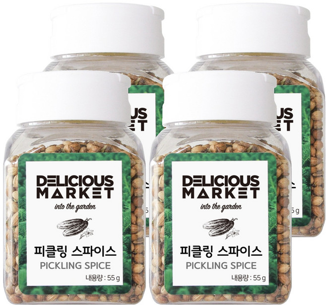 목화 피클링스파이스, 55g, 4개