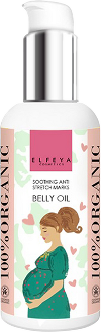 ELFEYA 有愛發芽 歐盟有機認證呵護舒緩妊娠油 - 150ml 舒緩妊娠紋 100%有機, 1瓶