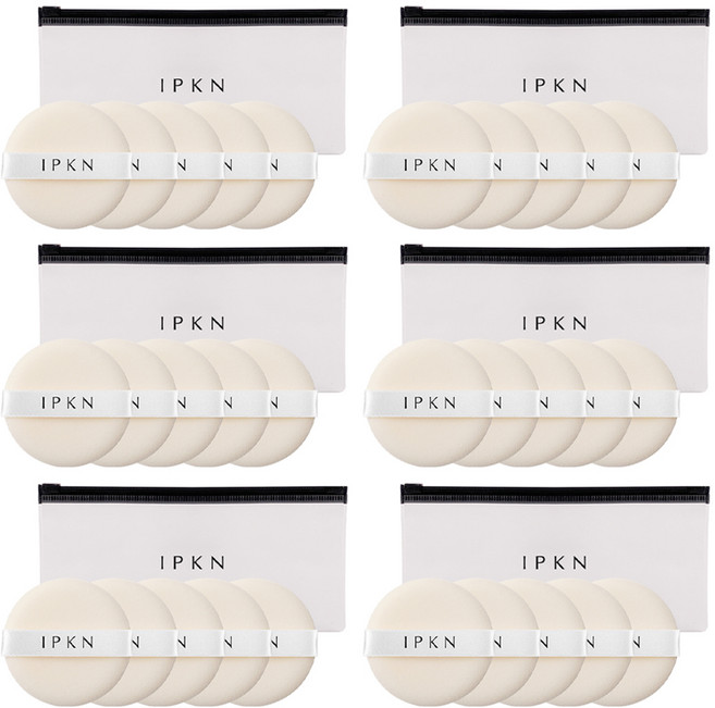 입큰 파우더팩트 퍼프 소형, 30개