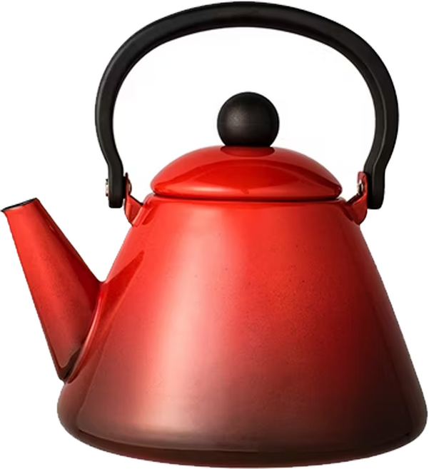 日本 GoodPlus 琺瑯 IH 水壺 1.5L 紅色, 紅色 + 黑色, 1個