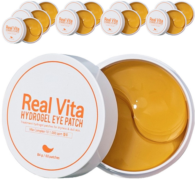 프레티 리얼 비타 하이드로겔 아이 패치, 60개입, 10개