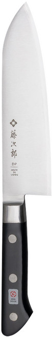 TOJIRO 藤次郎 三德鋼刀, 銀色 + 黑色, 1支