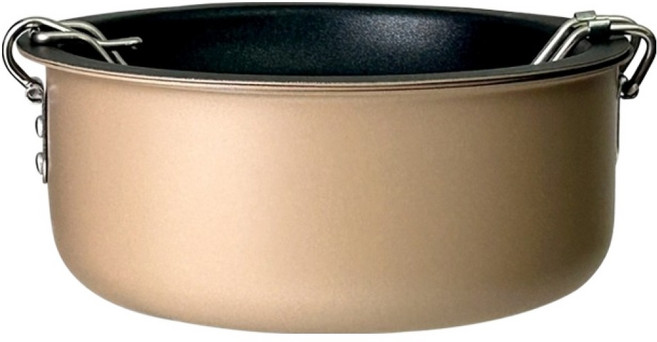 SADOMAIN 仙德曼 露營不沾子母鍋 (湯飯鍋1300ml 煎炒鍋600ml 菜盤350ml), 沙色, 1個