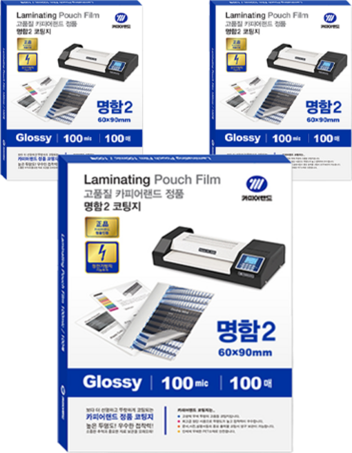 카피어랜드 전정기방지 명함2 코팅지, 60 x 90 mm, 300개