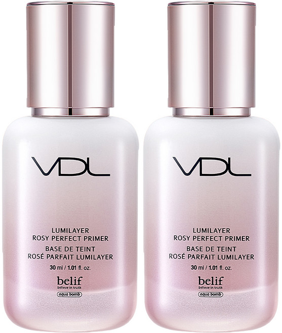 VDL 玫瑰貝殼防曬妝前乳 30ml, 單色, 2瓶