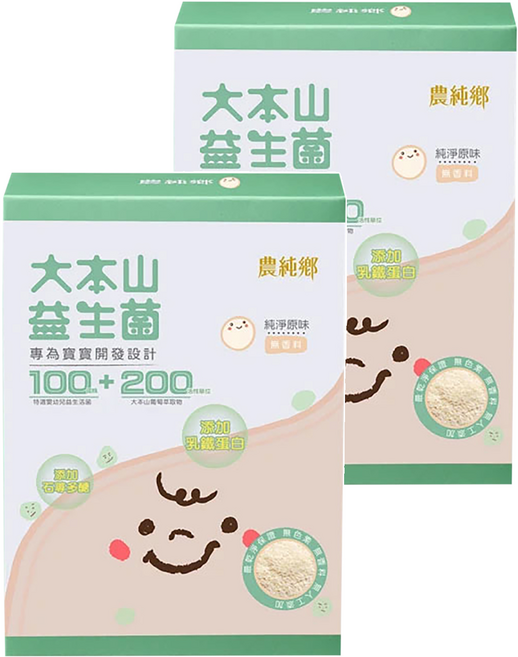 農純鄉 大本山益生菌粉 純淨原味, 30包, 2g, 2盒