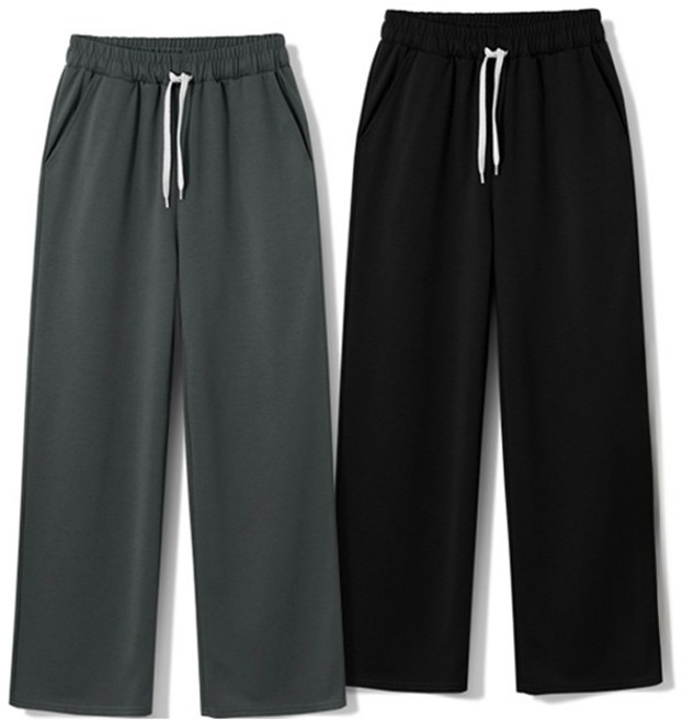 엠엔씨 남녀공용 매일편한 와이드핏 팬츠 2p 세트 MDIP121LJ