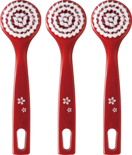 VeSS 舞妓小姐洗臉刷, sil-600, 3入