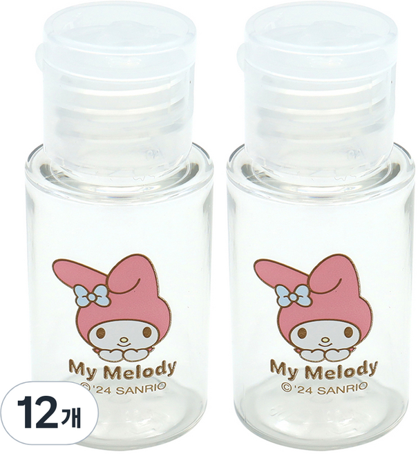산리오 캐릭터즈 원터치용기 20ml, 12개, 마이멜로디