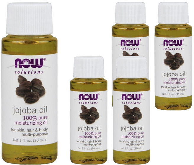 NOW Foods 純荷荷巴保濕油, 30ml, 5瓶