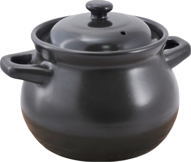 Kiyodo 電磁爐適用 煲湯養生鍋 2.85L, 17cm, 黑色, 1個