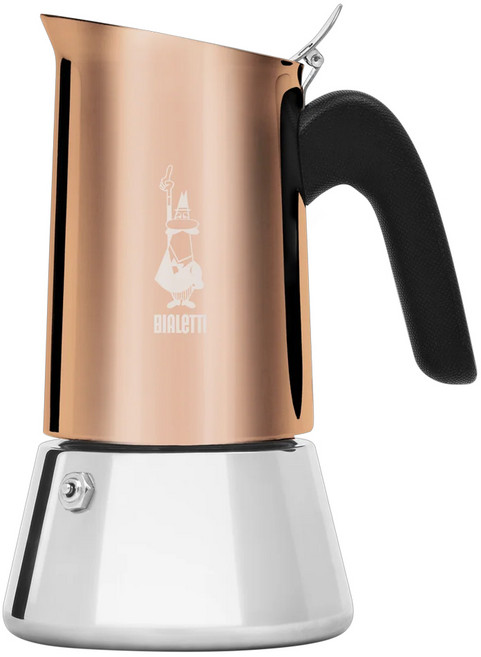 BIALeTTI 拜雷提 新維納斯不鏽鋼摩卡壺 4杯, 1個, 銅