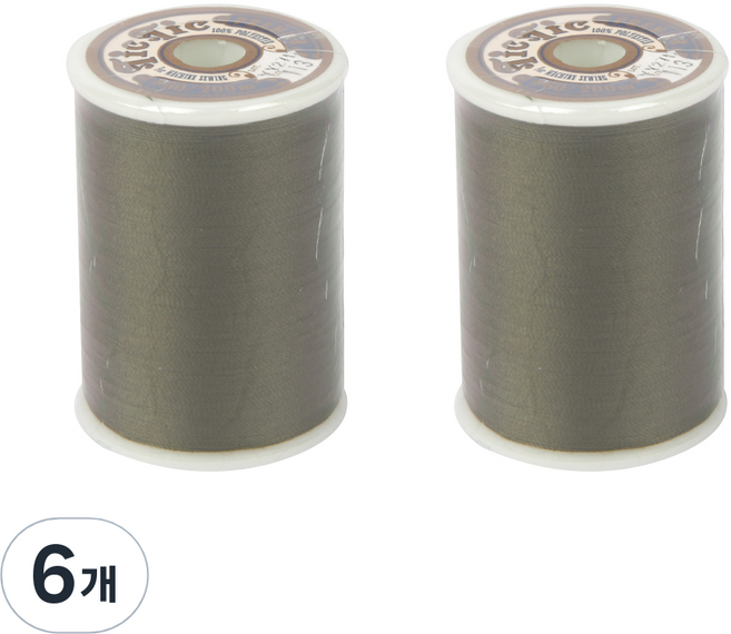 브랜드얀 후직스 틱틱 프리미어 인형전용 재봉실, 113 진올리브, 6개