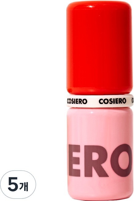 코시에로 젤러시 글로우 틴트 플럼퍼, 06 누디 브라운, 4g, 5개