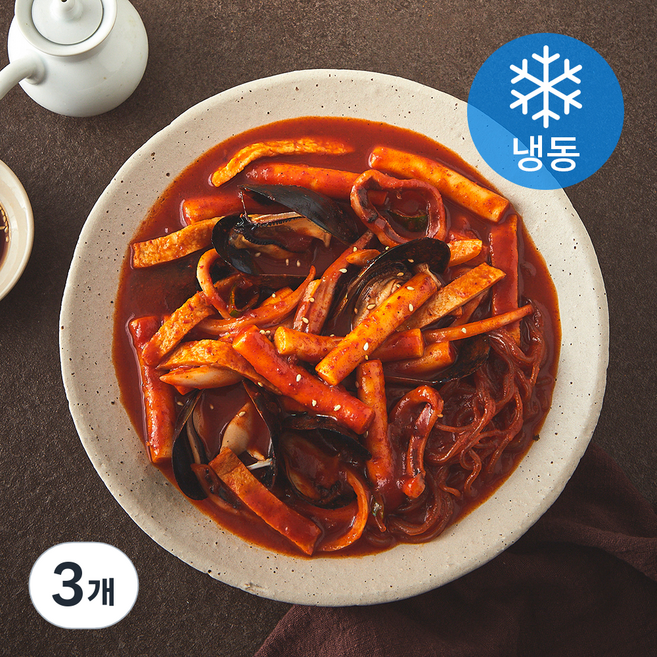 쿡솜씨 해물떡찜 밀키트 (냉동), 650g, 3개
