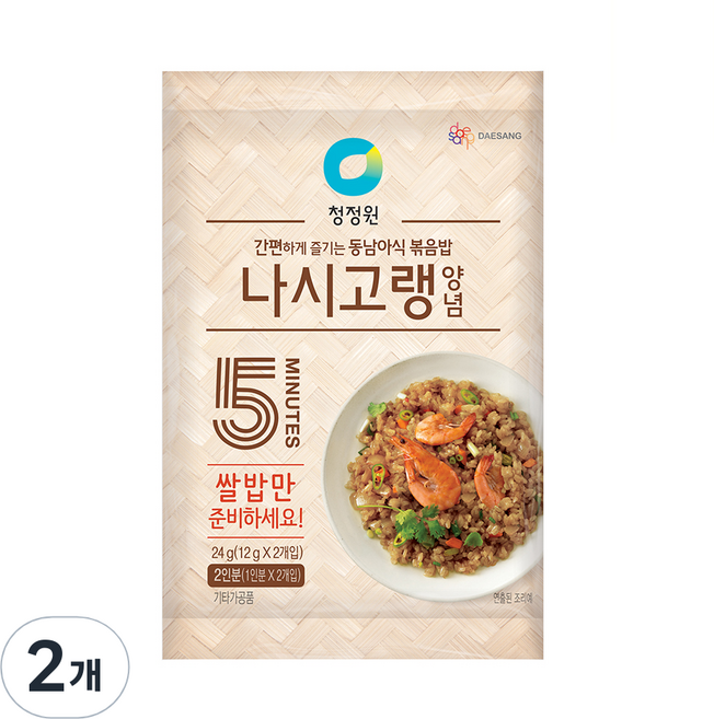청정원 나시고랭 양념, 24g, 2개
