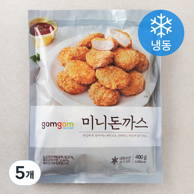 곰곰 미니돈까스, 400g, 5개