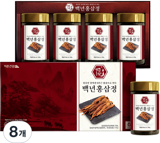 더존건강 백년홍삼정, 240g, 8세트