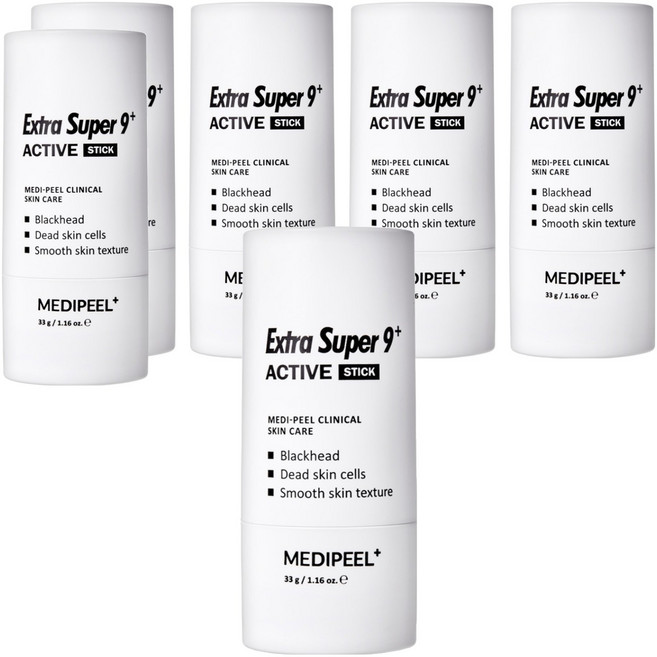 메디필 엑스트라 슈퍼9 플러스 액티브 스틱, 33g, 6개