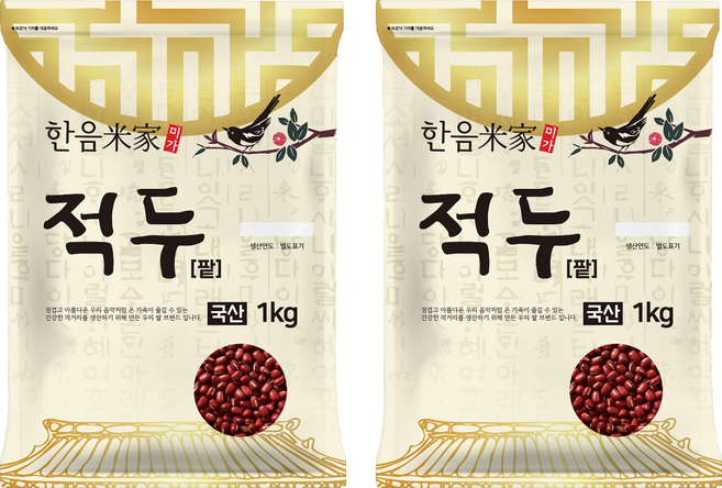 한음미가 적두 팥, 1kg, 2개