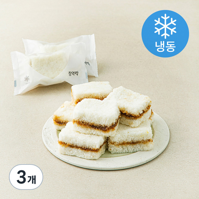 창억떡 꿀설기 (냉동), 50g, 10개입, 3개