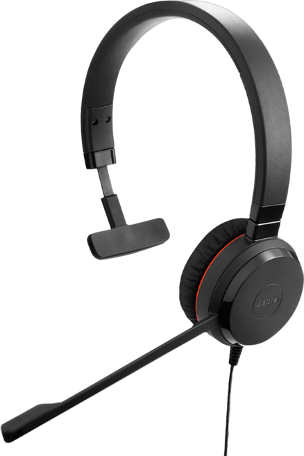 Jabra Evolve 30II MS 商務會議耳機麥克風 有線貼耳式設計 清晰通話品質 適用於各種平台, 5399-823-009, Black