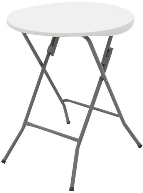 오에이데스크 브로몰딩 테이블 원형 600, 화이트