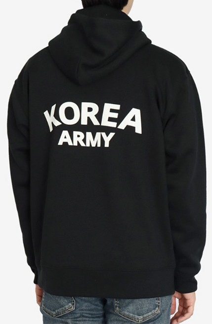 WhoArmy 基本款刷毛ROKA連帽T恤 大學T