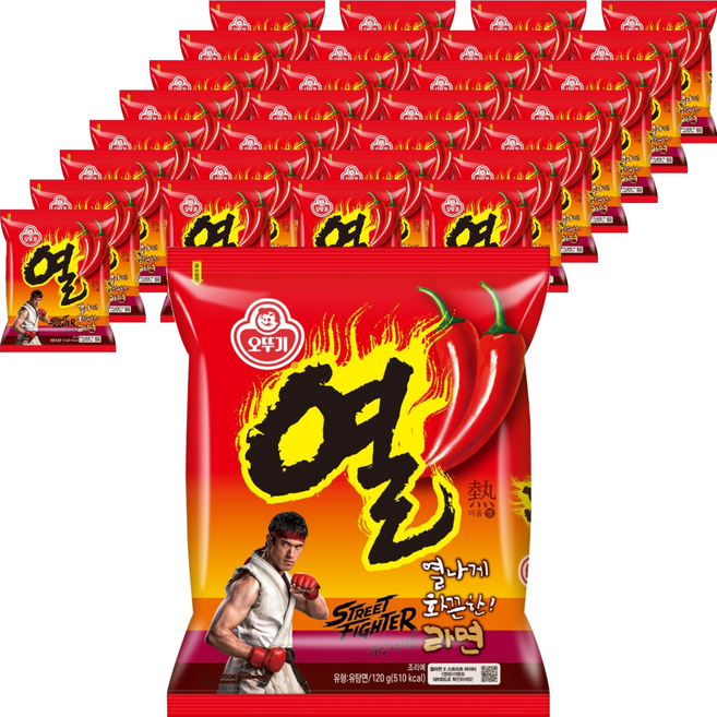 오뚜기 열라면 120g, 40개
